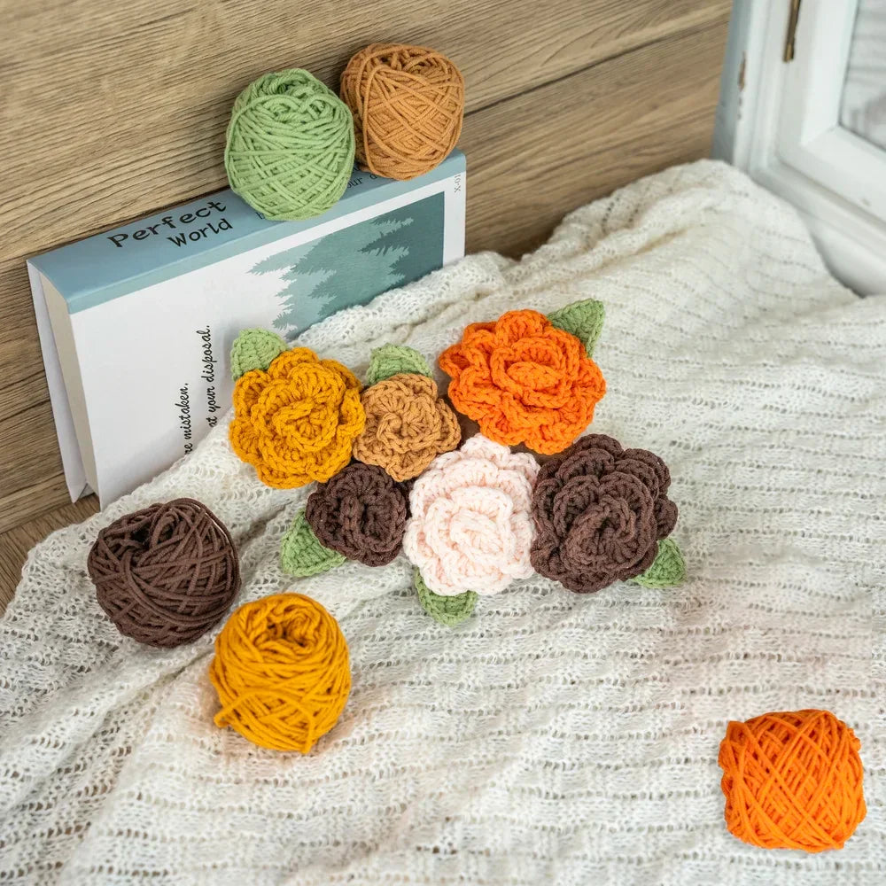 kits de décoration florale de sac au crochet (projet de 2 heures)
