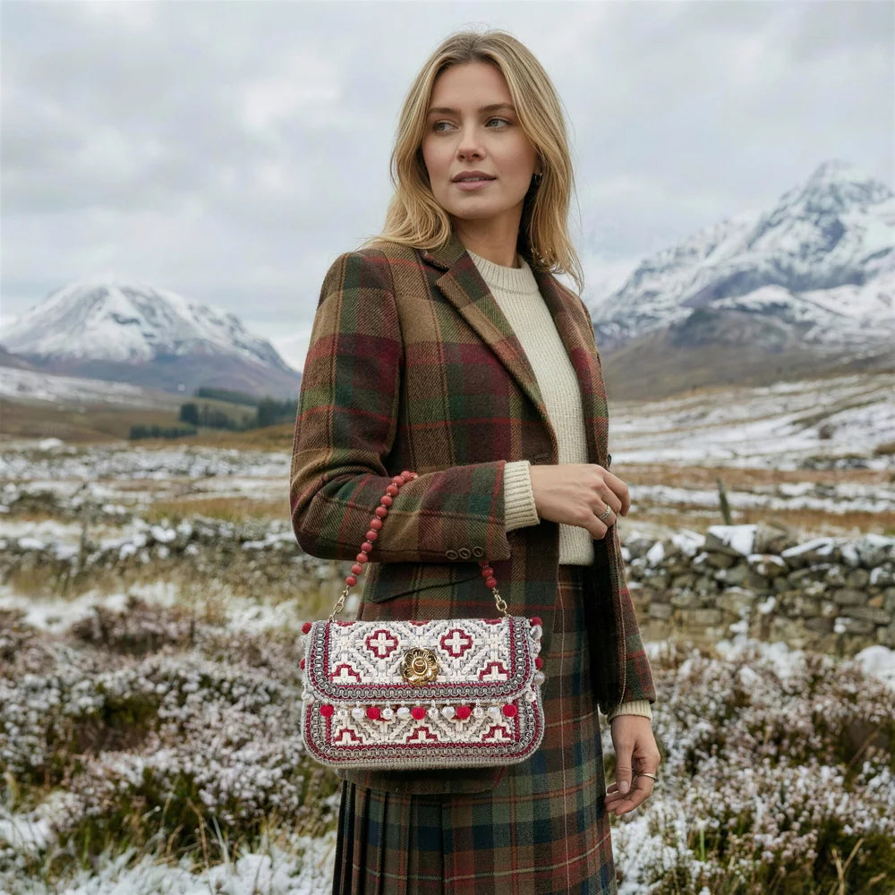 Highland Cross-Stitch Handbag Kit