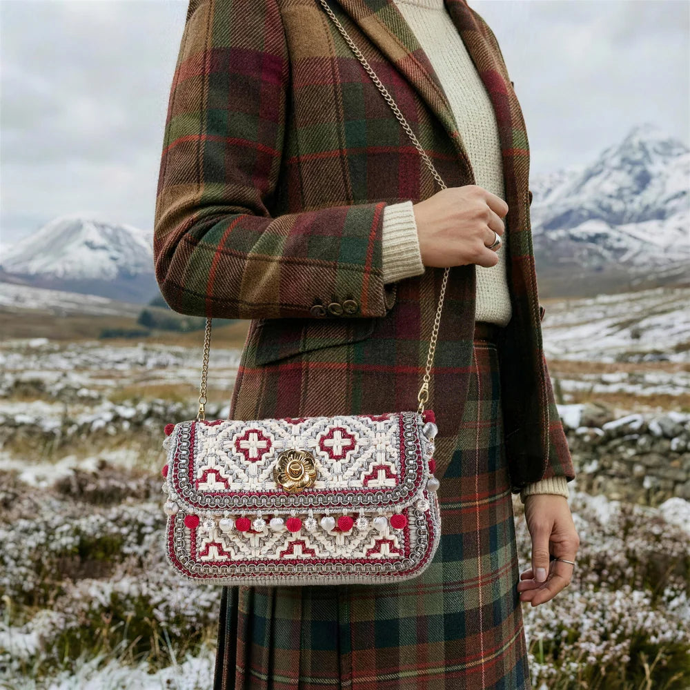 Highland Cross-Stitch Handbag Kit