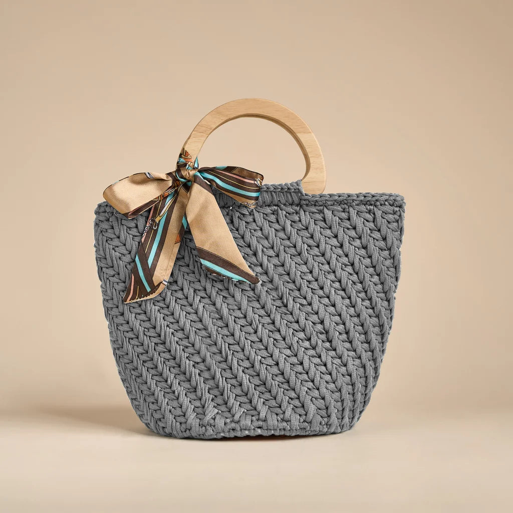 CrochetPark™ Elegant granny Crochet Bag DIY Kit