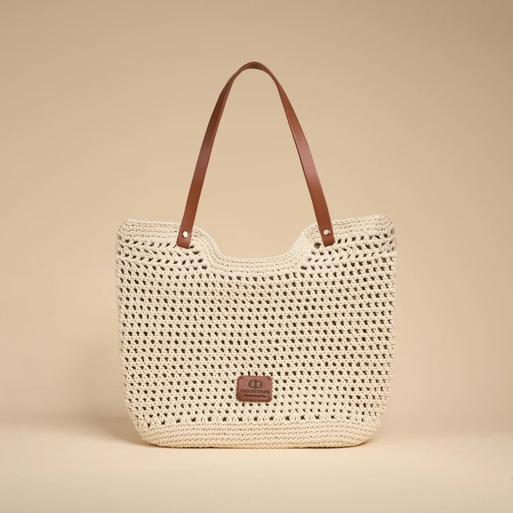 CrochetPark™ Croissant Häkel-Schultertaschen-Set