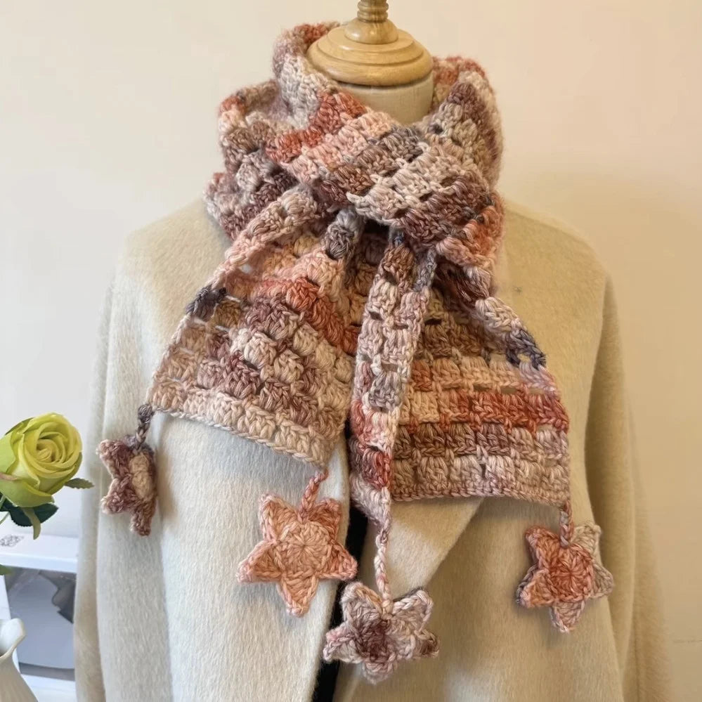 CrochetPark™ Rainbow Dream Crochet Scarf DIY Kit