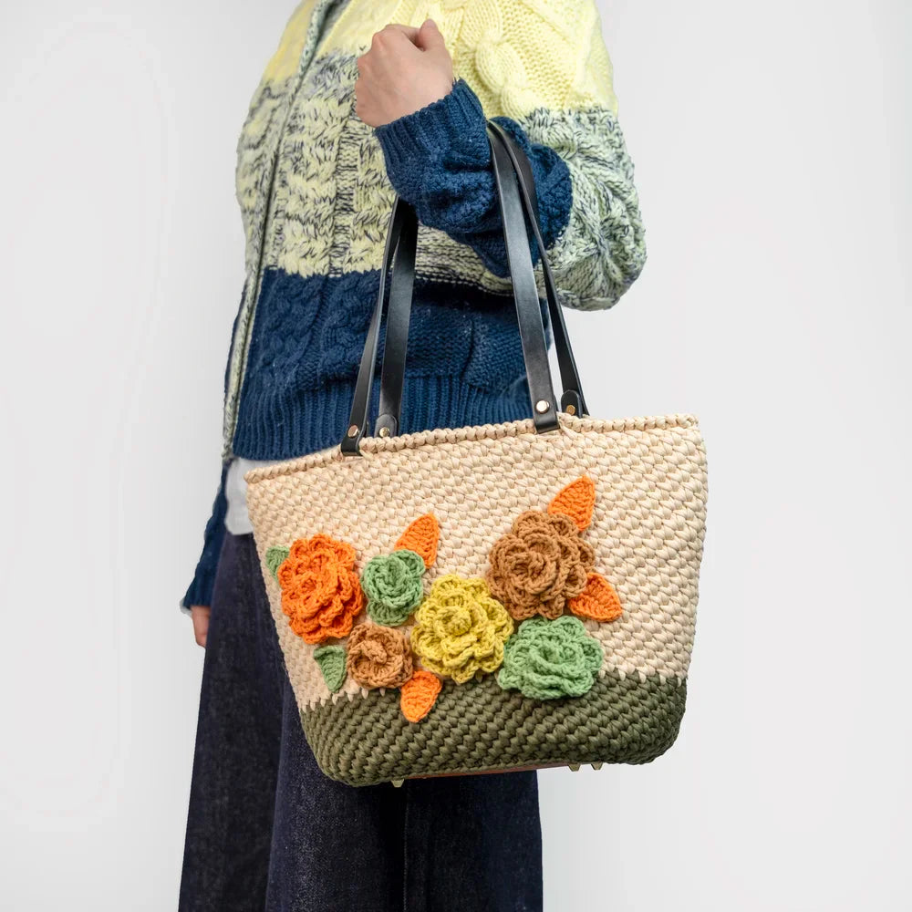 Petalbloom tote Crochet DIY KIT