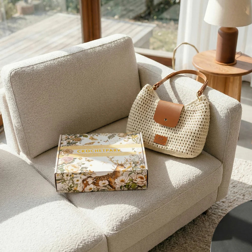 CrochetPark™ Sunny Weekend Hobo Crochet Kit