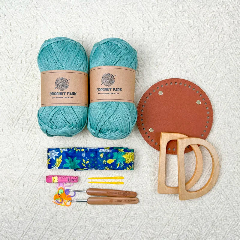 CrochetPark™  Elegant granny Crochet Bag DIY Kit