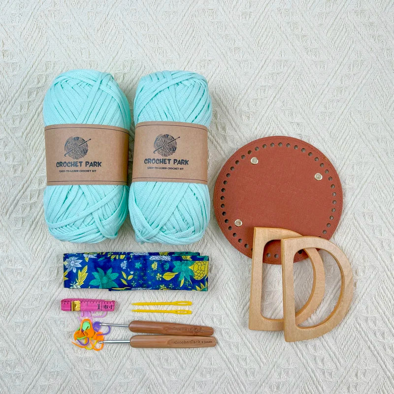 CrochetPark™  Elegant granny Crochet Bag DIY Kit