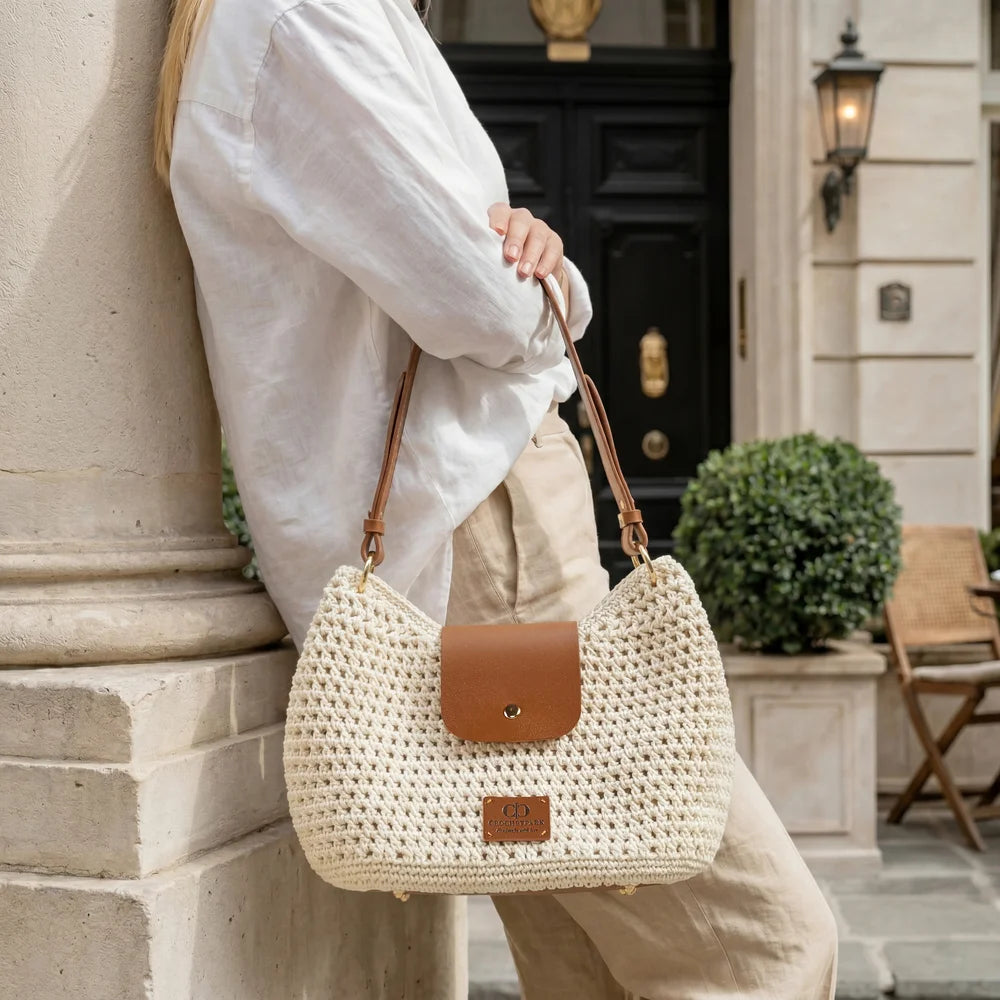 CrochetPark™ Sunny Weekend Hobo Crochet Kit