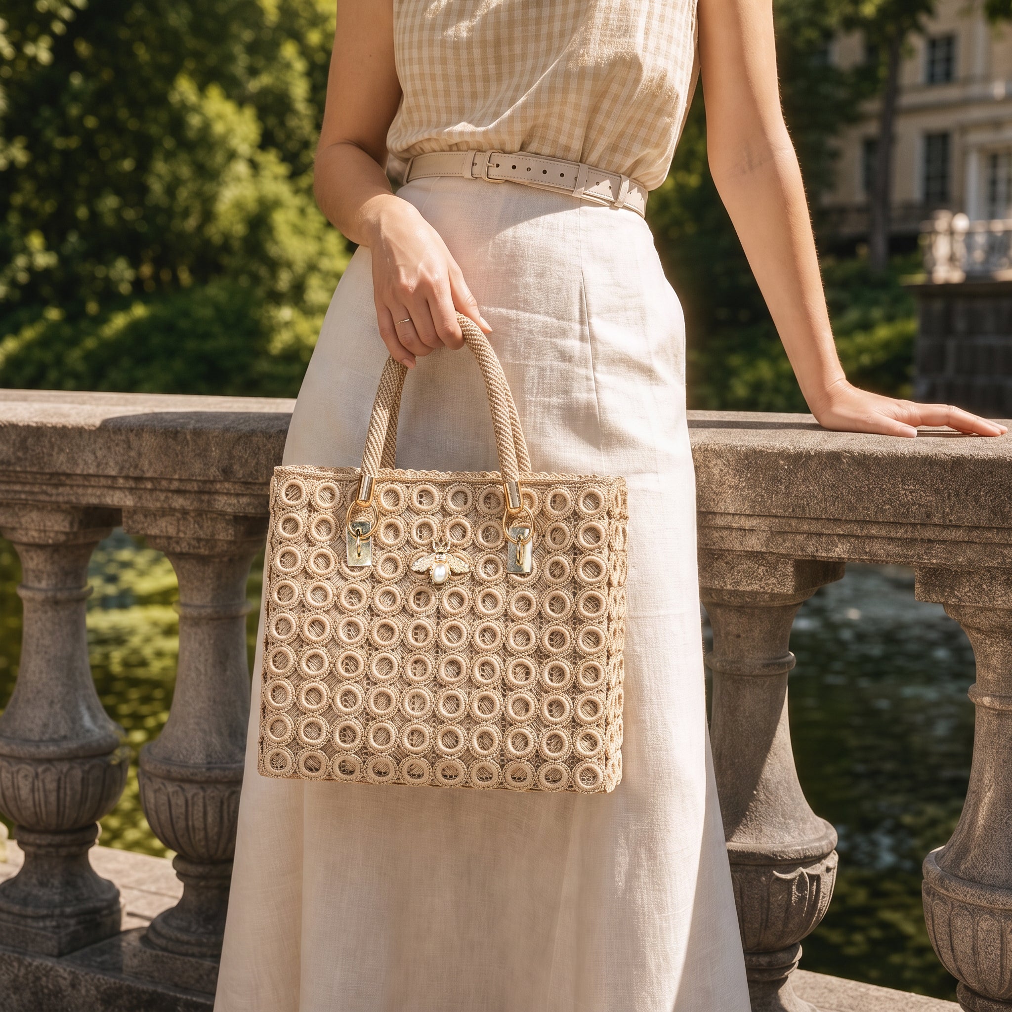 Garden Bee Crochet Bag Kit