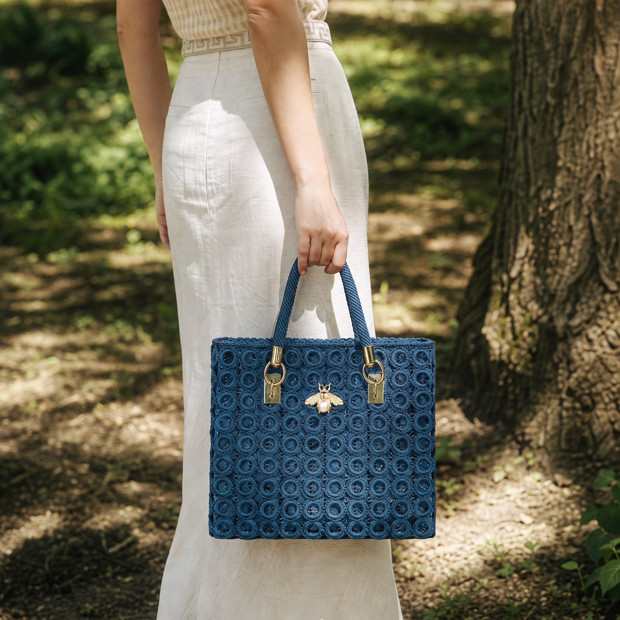 Garden Bee Crochet Bag Kit