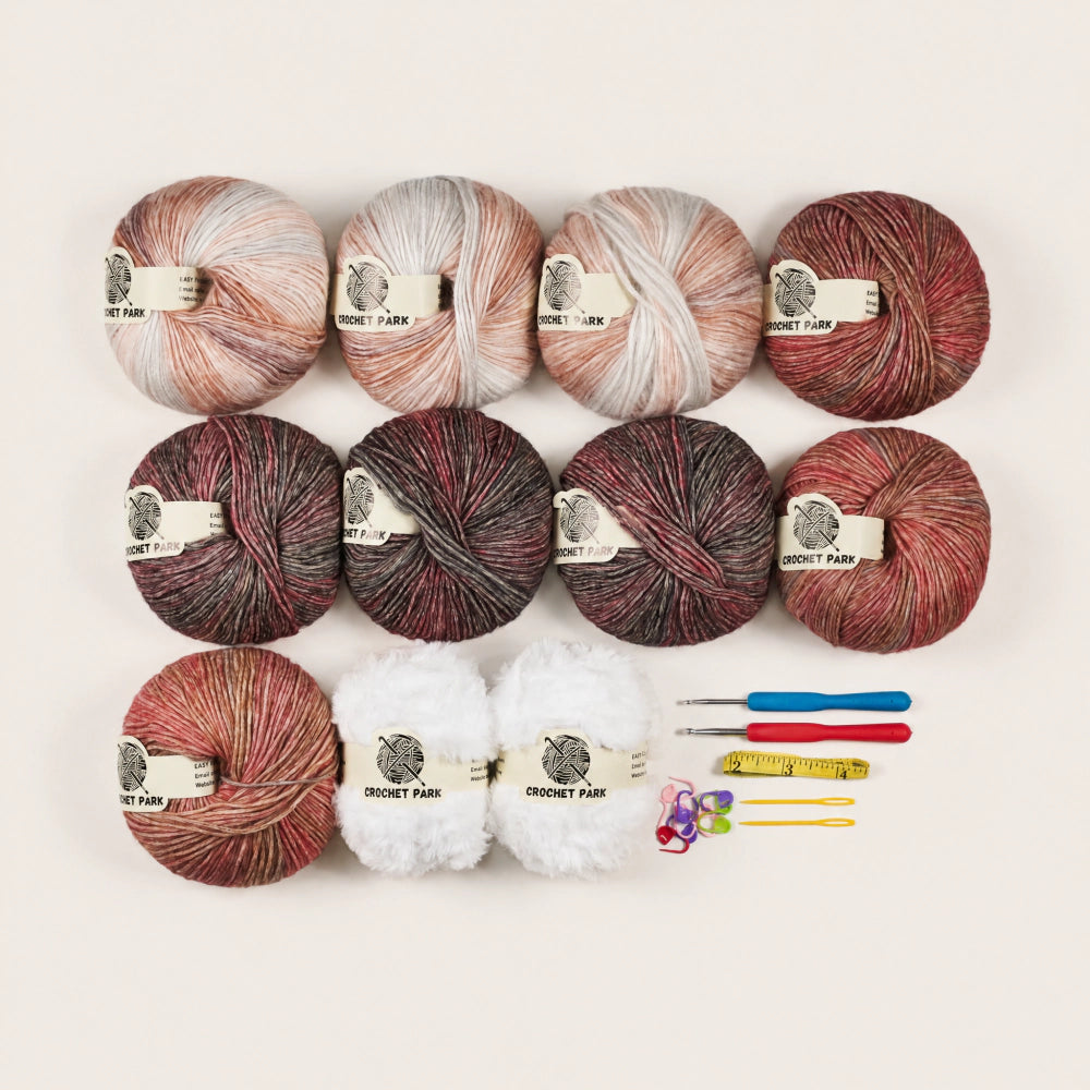 Mosaic Blanket Crochet Kit