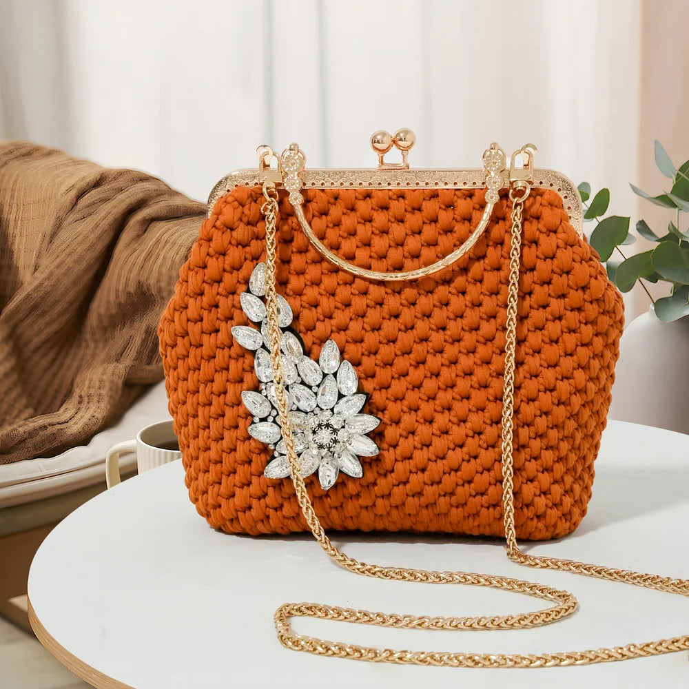 CrochetPark™ Lotus Handbag DIY KIT