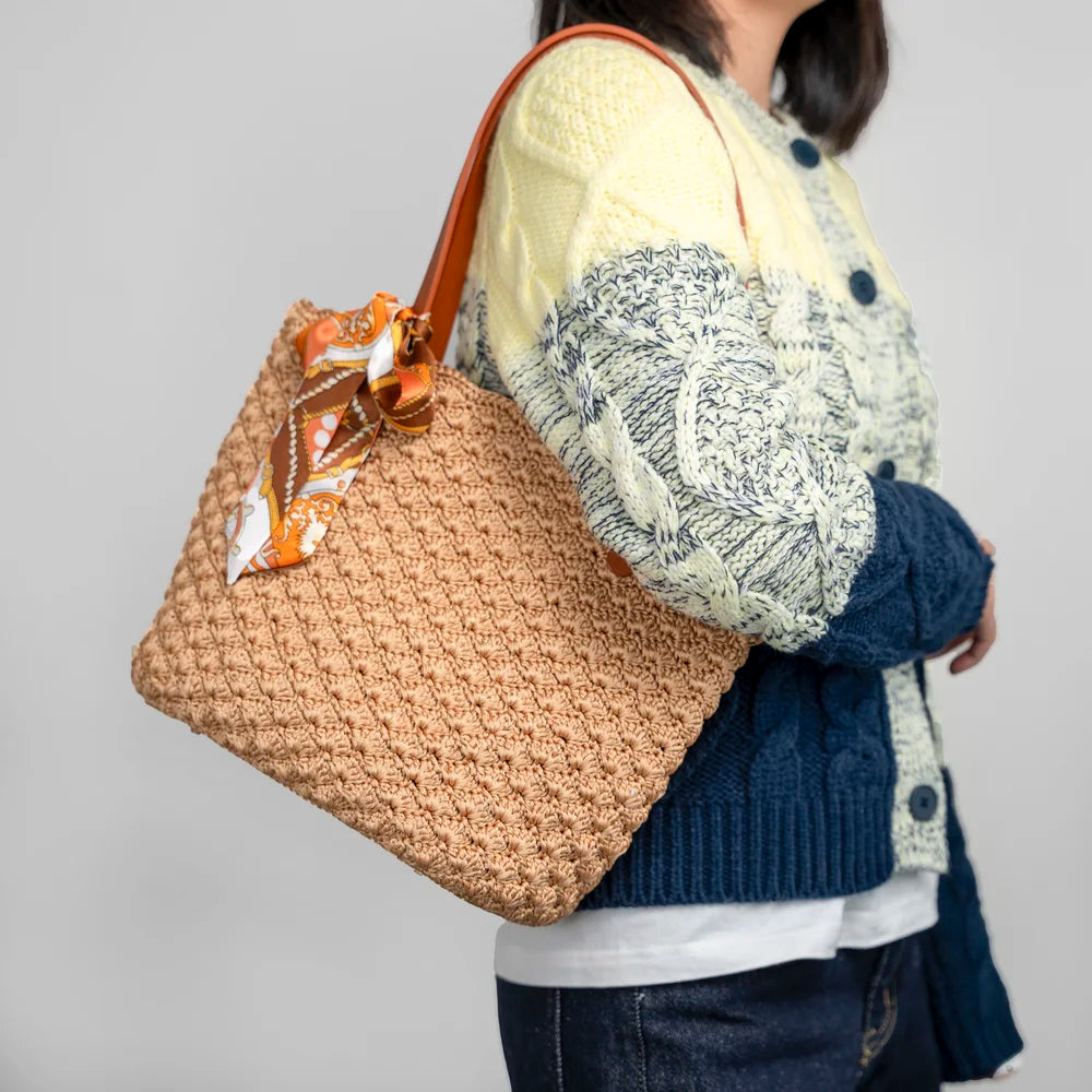 CrochetPark™ Aveline crochet Shoulder Bag Kit