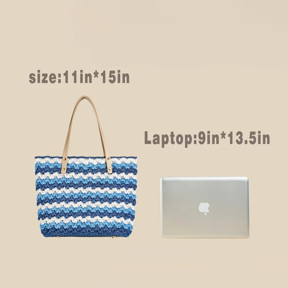 Seabreaze Wave Tote Crochet Kit