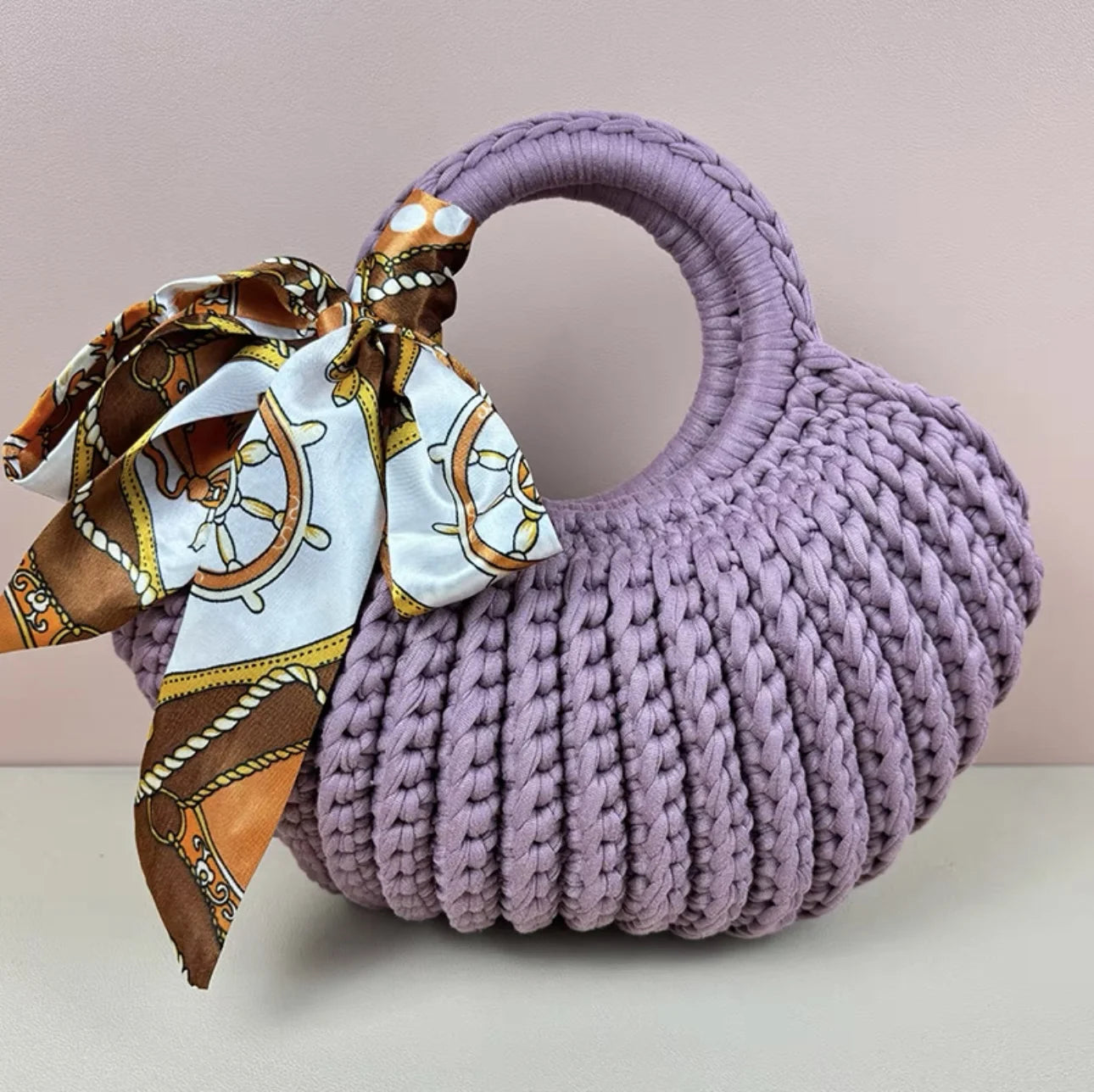 CrochetPark™ Shell crochet Handbag DIY Kit