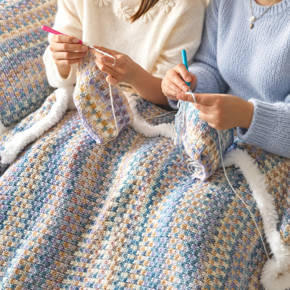 Mosaic Blanket Crochet Kit
