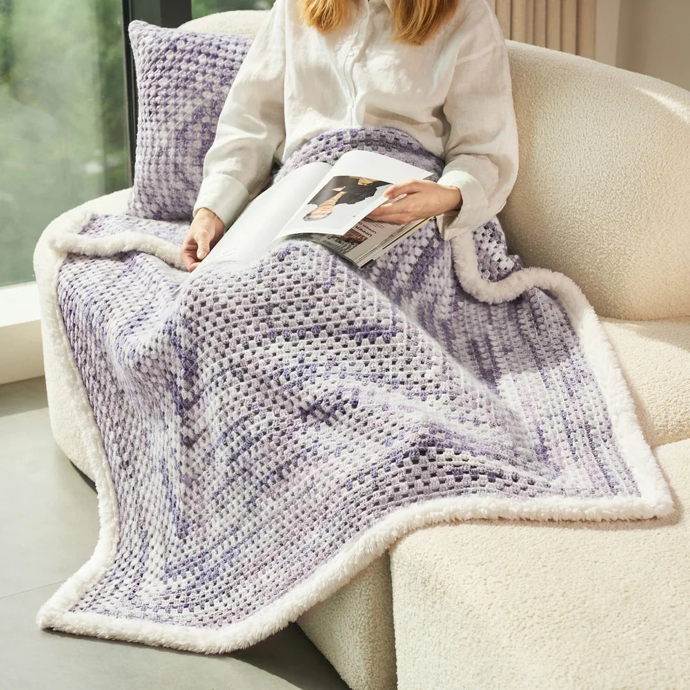 CrochetPark™ Rainbow Blanket Kit