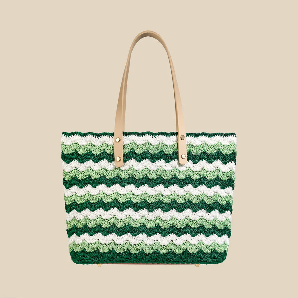Seabreaze Wave Tote Crochet Kit
