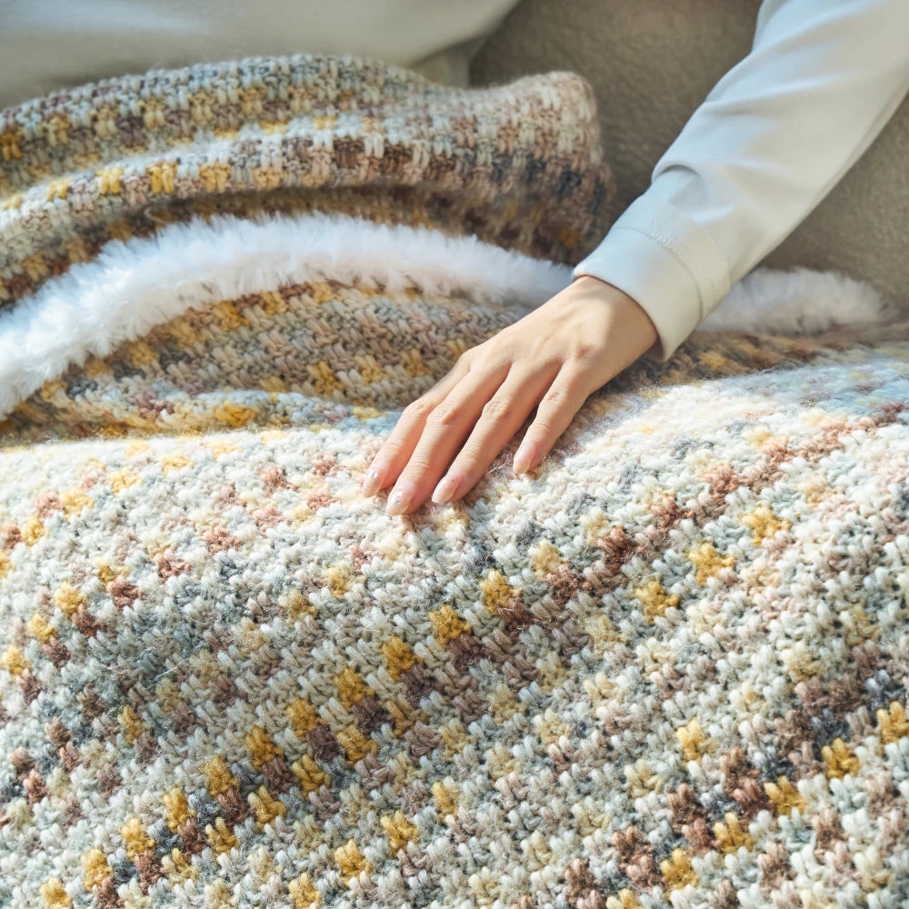 Mosaic Blanket Crochet Kit