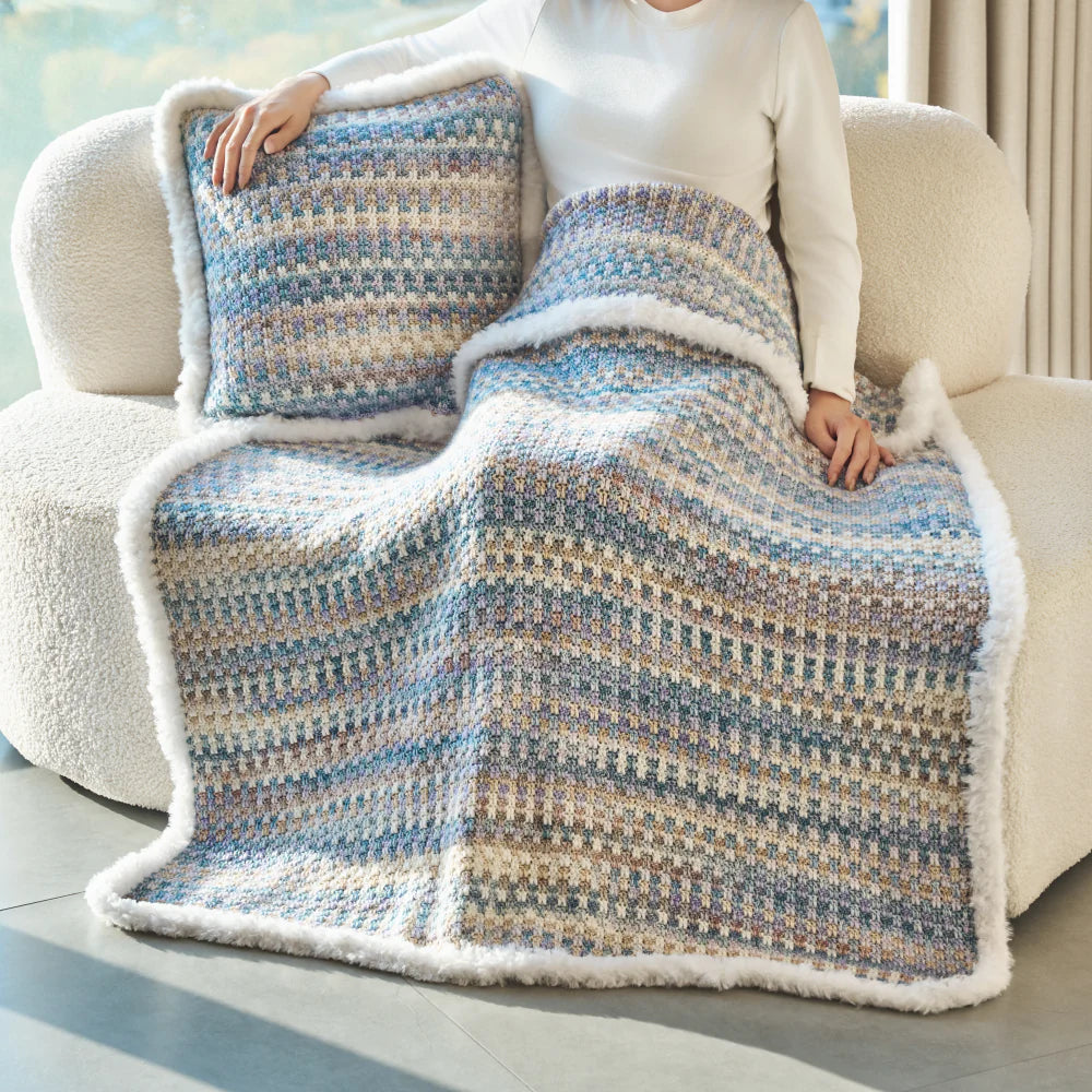 Mosaic Blanket Crochet Kit