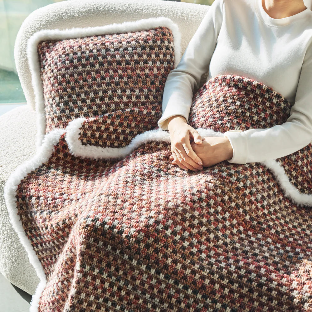 Mosaic Blanket Crochet Kit
