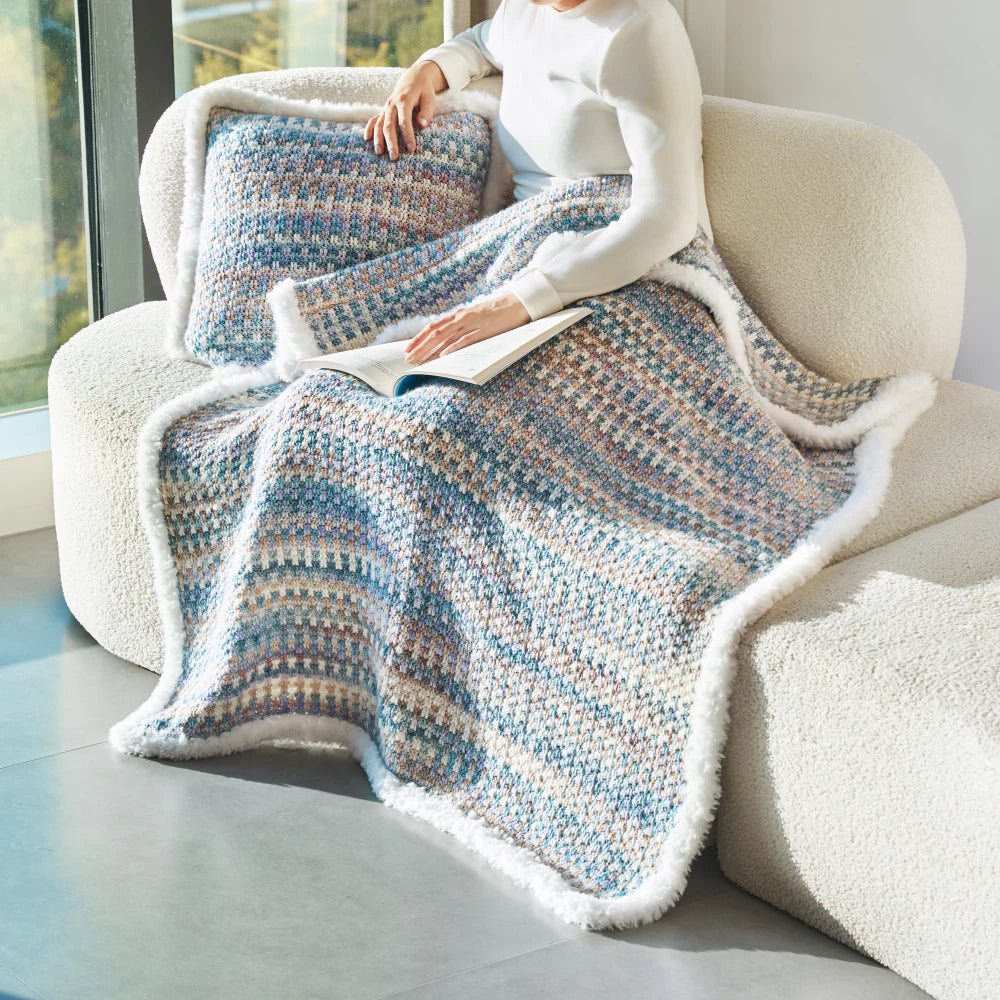 Mosaic Blanket Crochet Kit