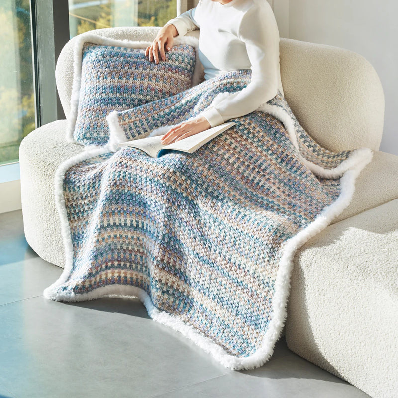 Mosaic Blanket Crochet Kit
