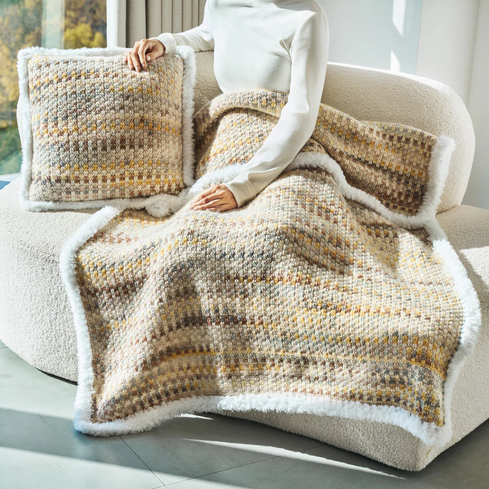 Mosaic Blanket Crochet Kit