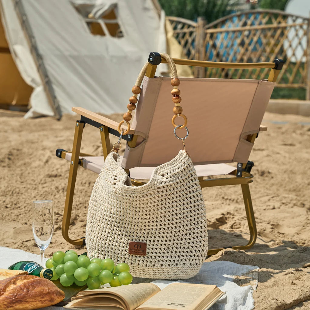 CrochetPark™ Croissant Häkel-Schultertaschen-Set