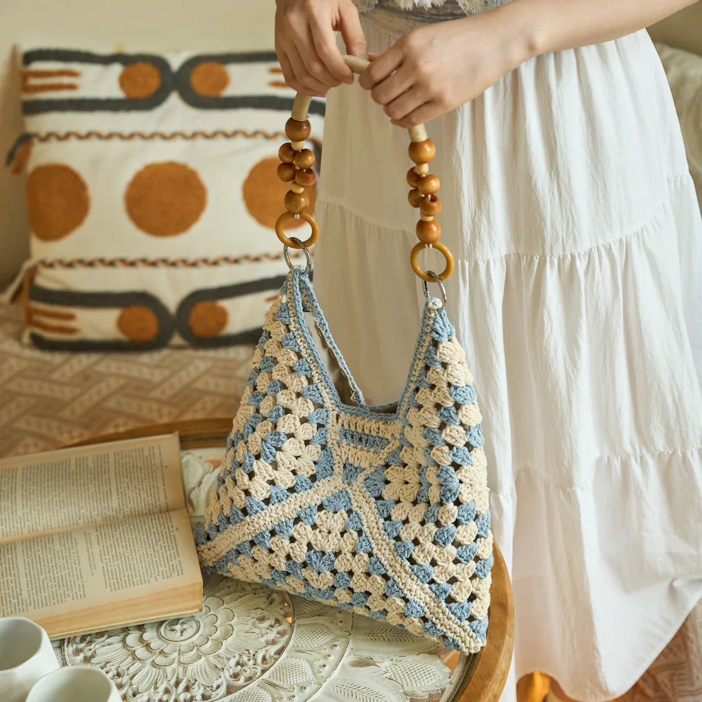 CrochetPark™ Sunny Holiday shoulder bag crochet kit