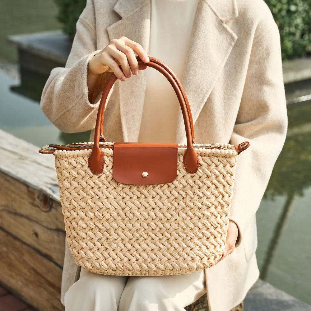 CrochetPark™ Croissant crochet Shoulder Tote Kit