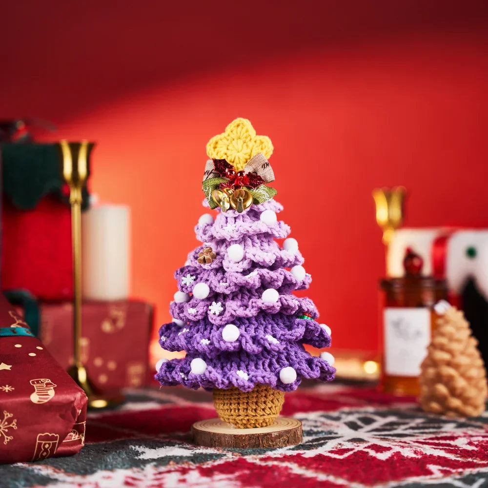 CrochetPark™ Sapin de Noël crocheté fait main