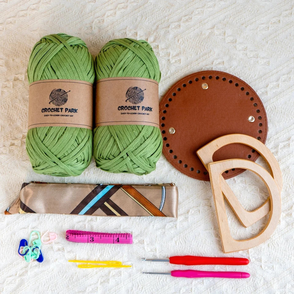 CrochetPark™  Elegant granny Crochet Bag DIY Kit