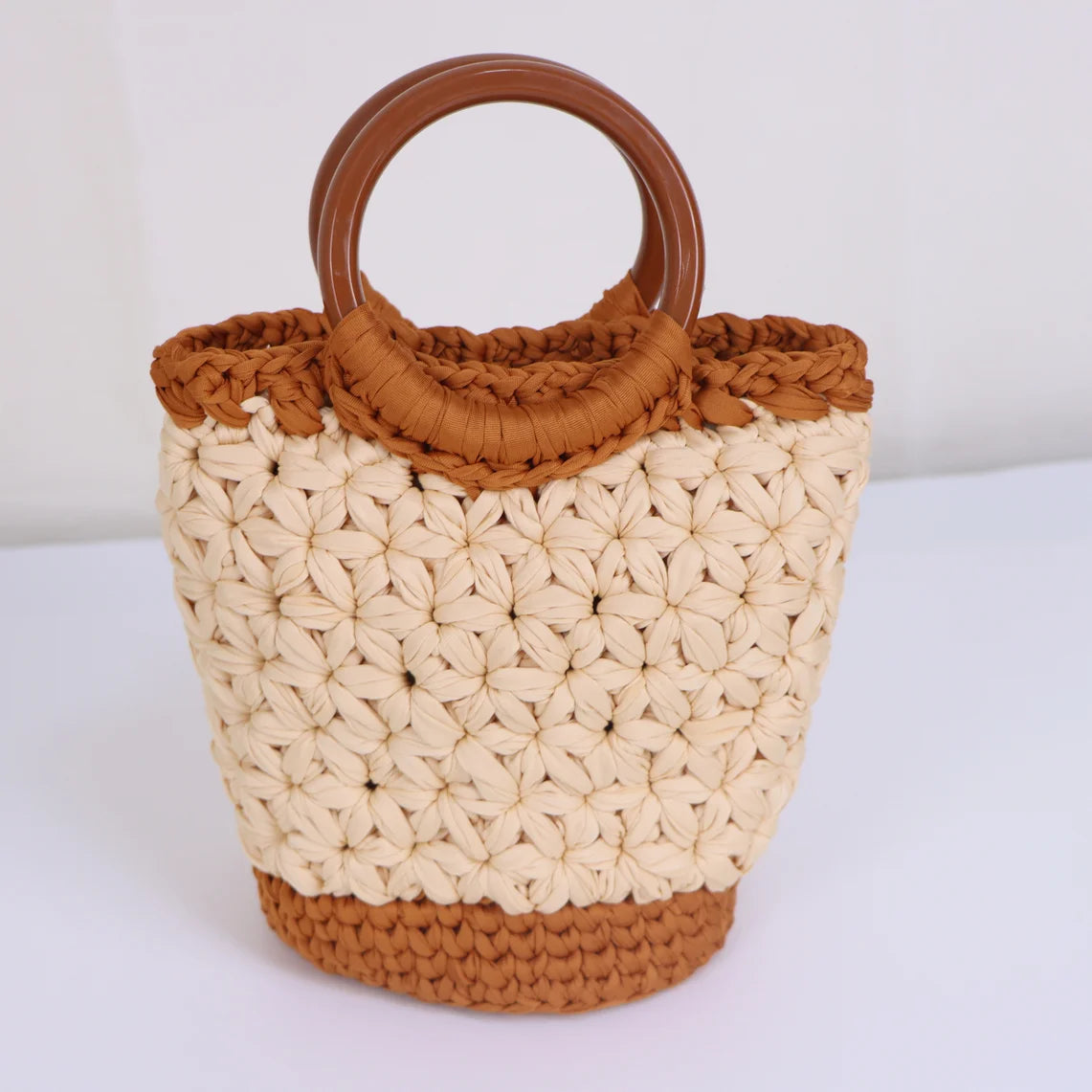 CrochetPark™ Freesia crochet bag DIY Kit