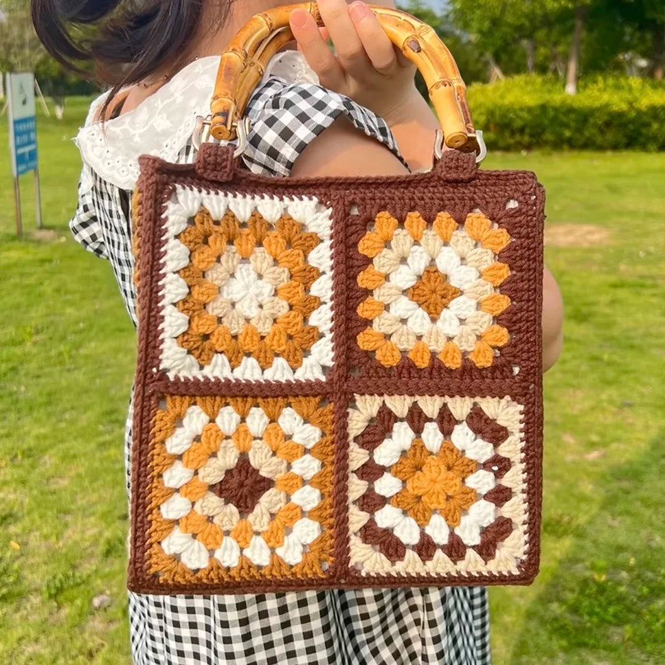 Vivid Granny Square Bag DIY Kit