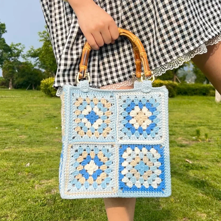 Vivid Granny Square Bag DIY Kit