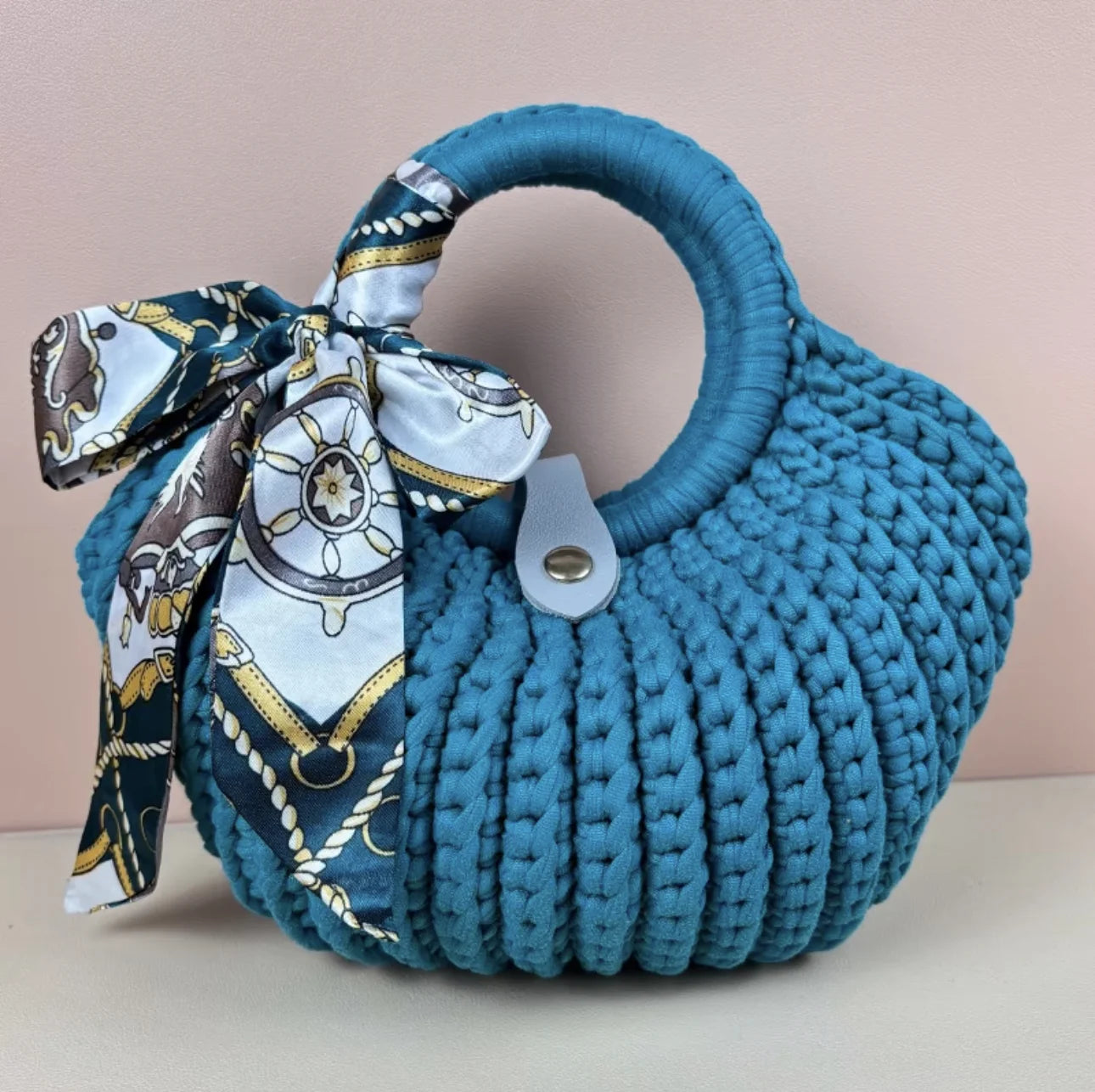 CrochetPark™ Shell crochet Handbag DIY Kit