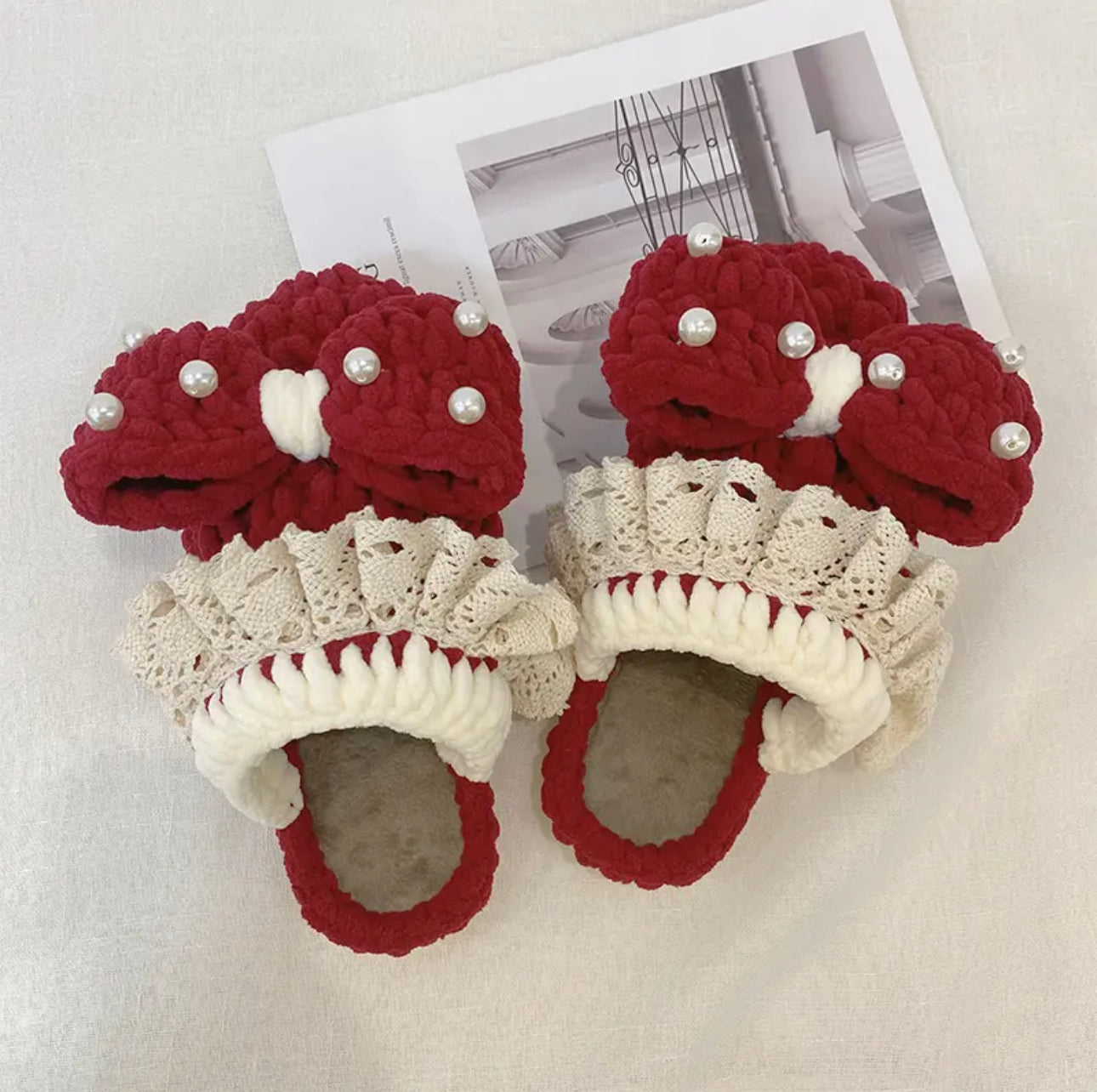 CrochetPark™ crochet slipper DIY KIT