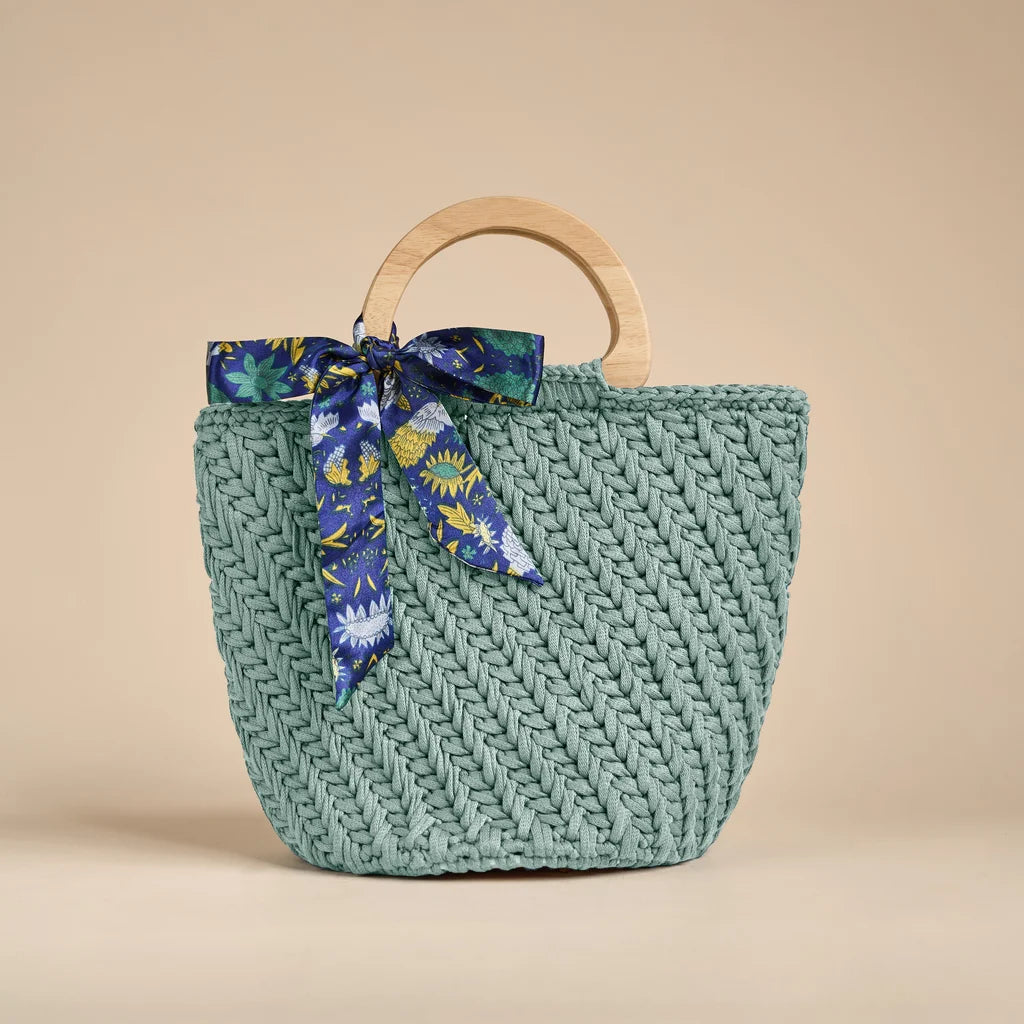 CrochetPark™  Elegant granny Crochet Bag DIY Kit