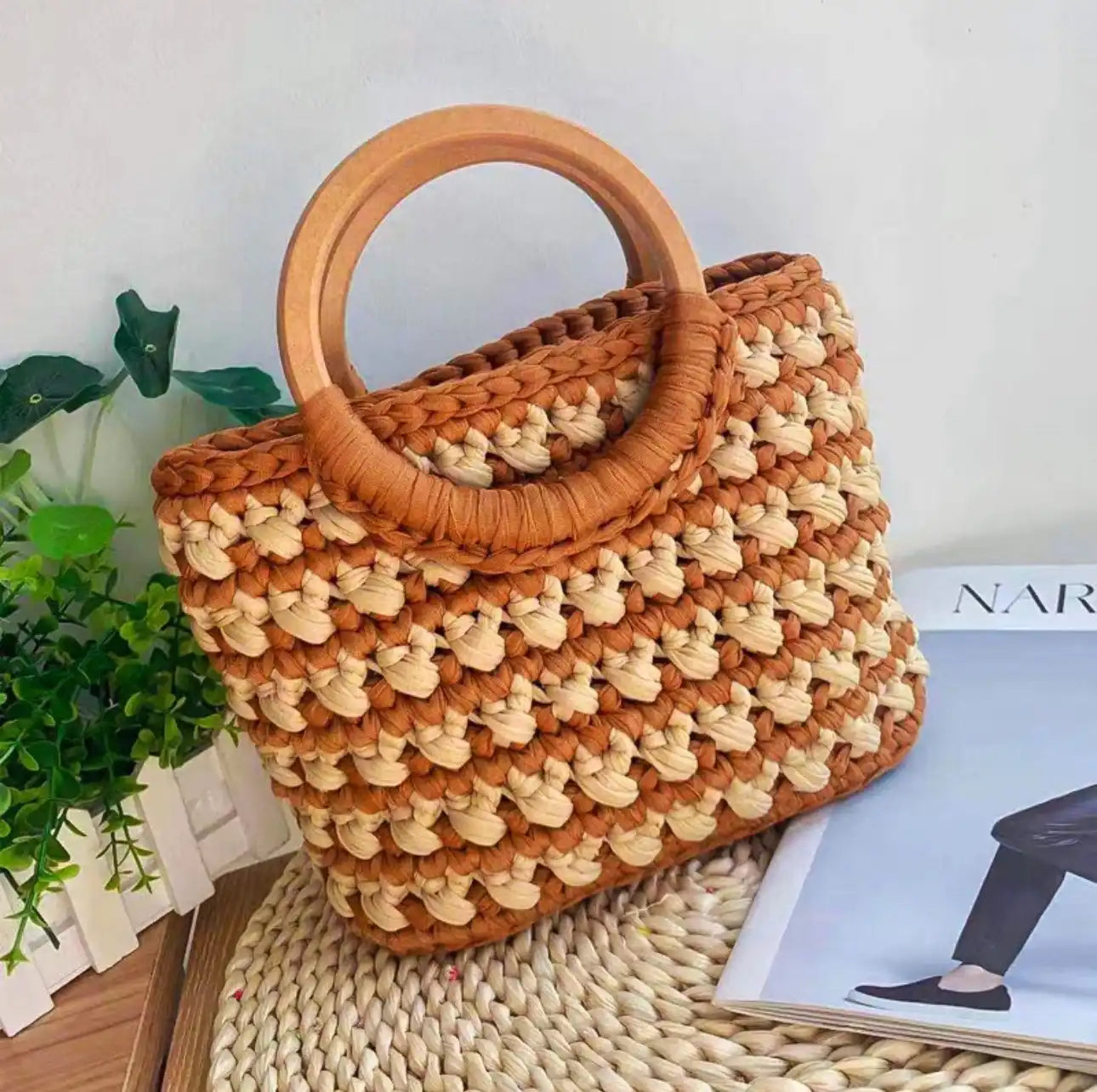 CrochetPark™ Sunflower crochet bag DIY Kit