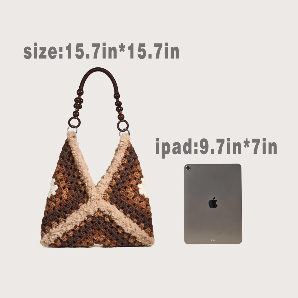 Winter holiday wool hobo crochet kit