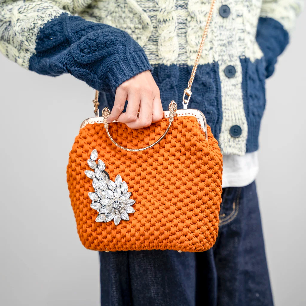 CrochetPark™ Lotus Handbag DIY KIT