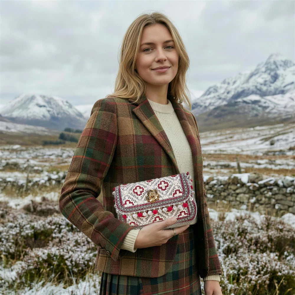 Highland Cross-Stitch Handbag Kit