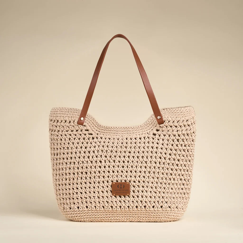 CrochetPark™ Croissant Häkel-Schultertaschen-Set